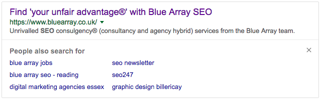 People Also Search For Results in Blue Array Search Result