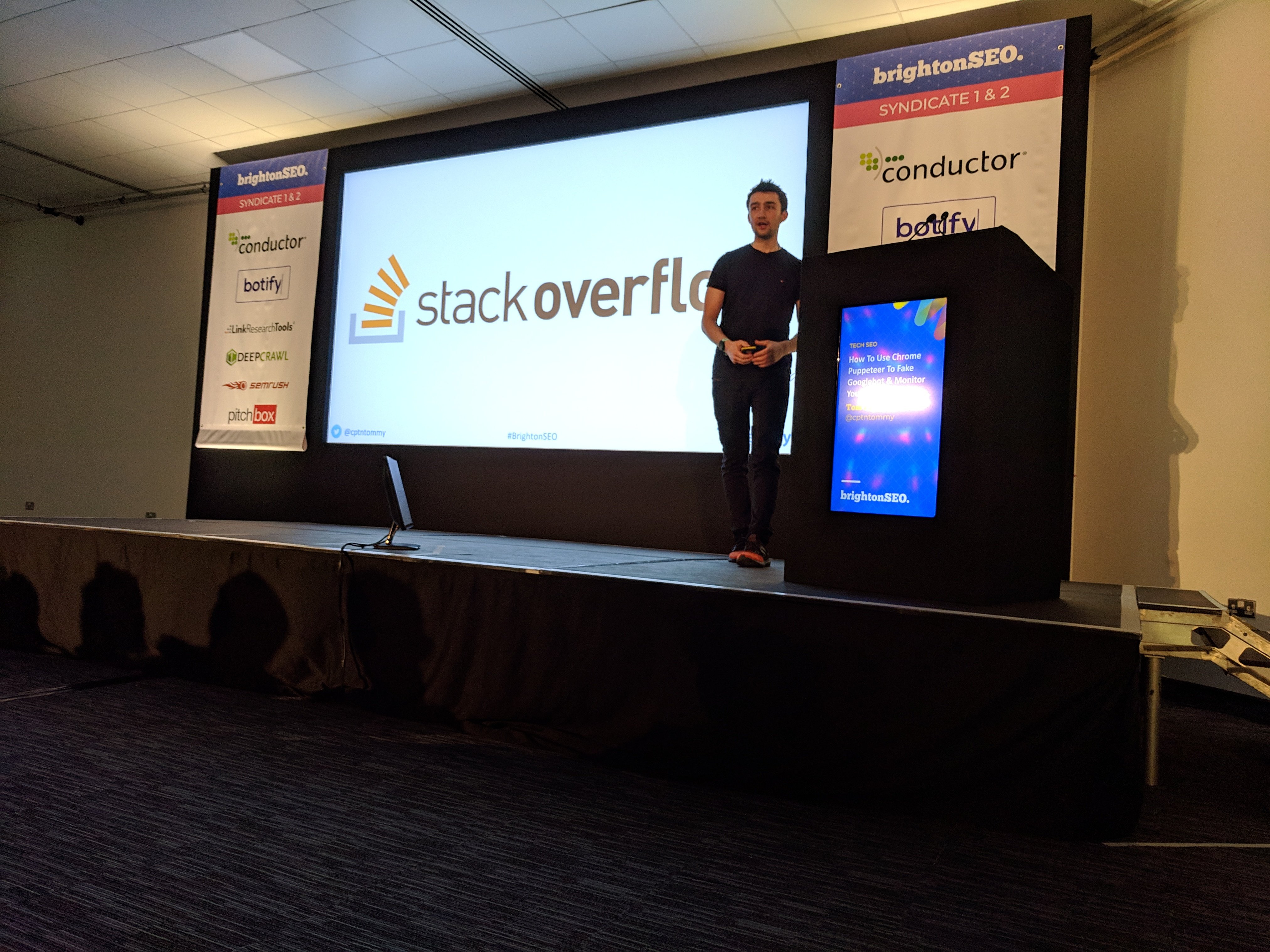 Tom Chrome Puppeteer Brighton SEO talk