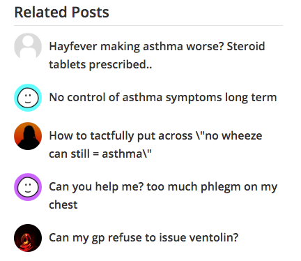 Related posts forum module