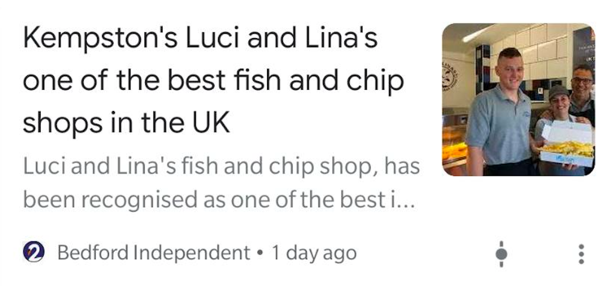 Luci and Lina's Fish and Chips