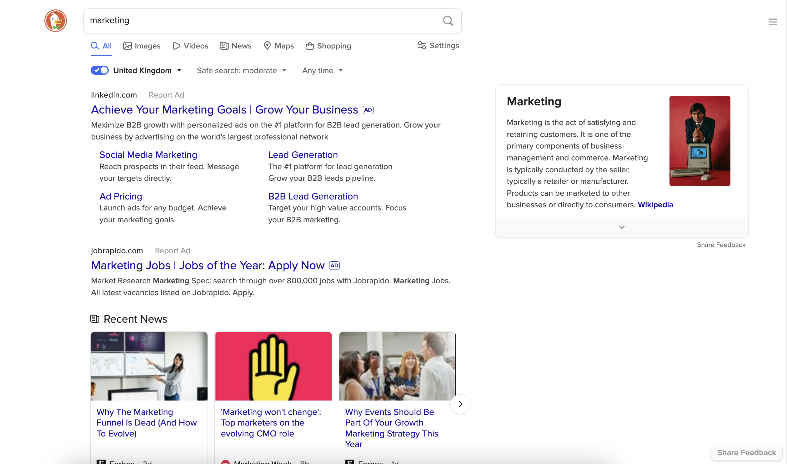 lesser known search engines